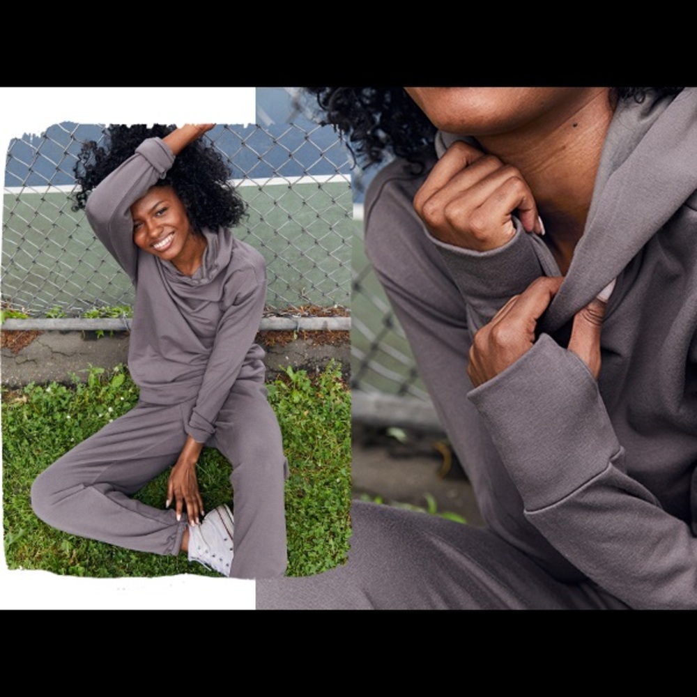 Aerie OTT Fleece Hoodie & Jogger Set